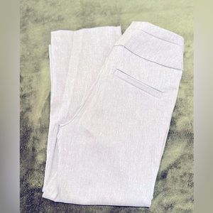 Grey capri dress pants